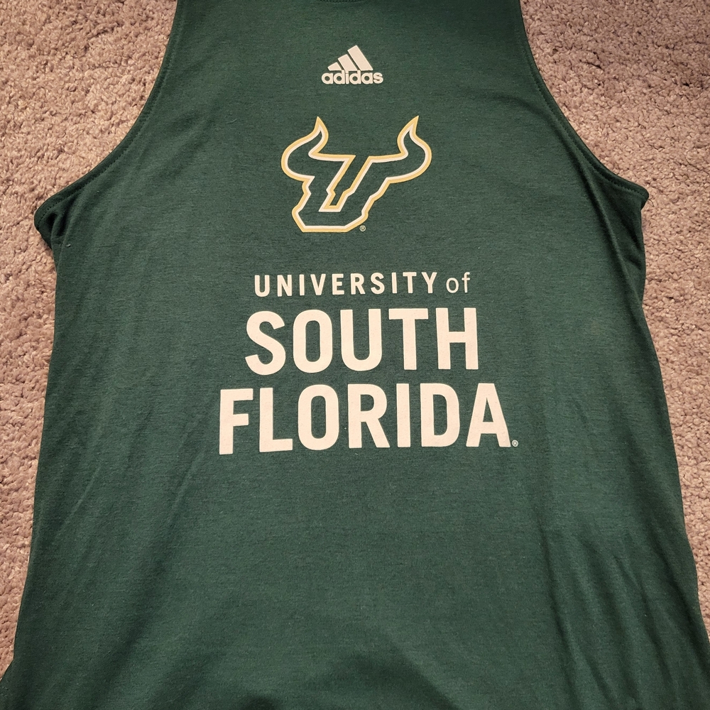 Adidas Green University of South Florida Tank Top